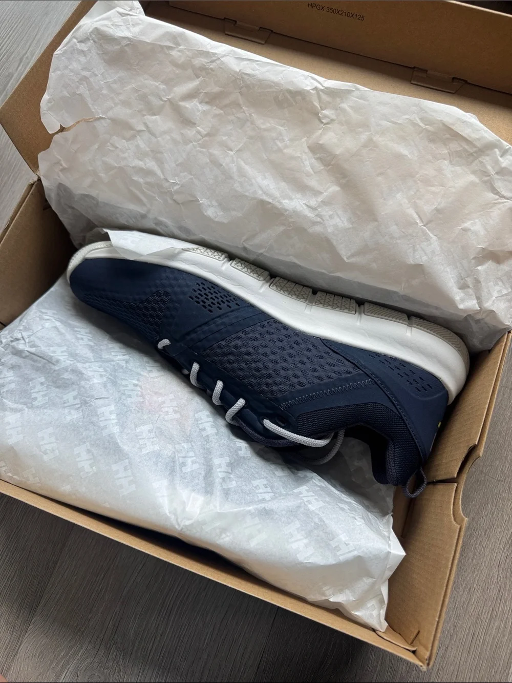 Helly Hansen Navy and White Men's Athletic Sneakers